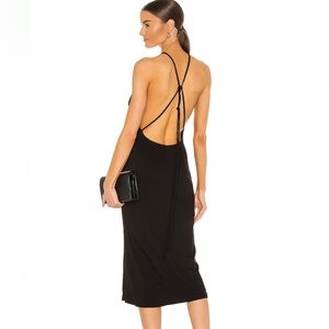 Bardot Black  Backless Dress